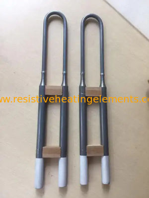 Elementos dissílicos de molibdênio tipo U 1800C Elementos de aquecimento de fornos industriais