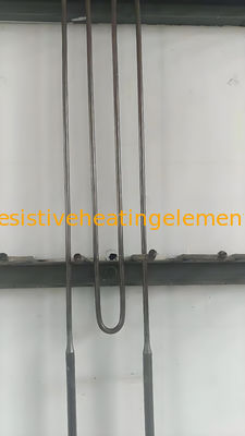 Elemento MoSi2 de alta temperatura 100 mm-1000 mm Elemento de aquecimento Moly Disilicide