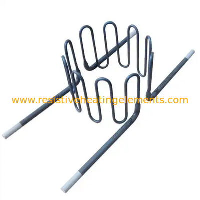 300W-3000W MoSi2 elemento de aquecimento 1800C Moly Disilicide Forma espiral