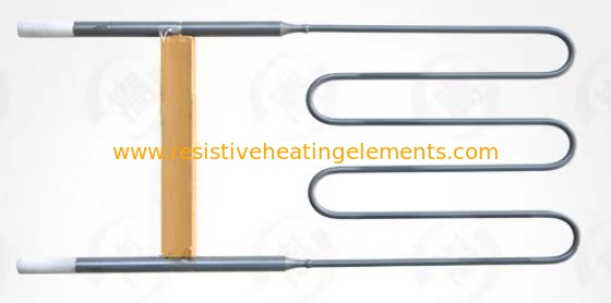 Elementos de aquecimento MoSi2 de múltiplas dobras para fornos industriais