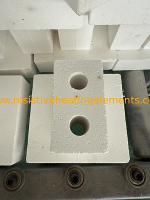 Bloco de suporte cerâmico de dois furos